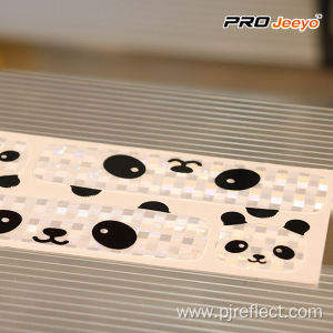 Reflective Adhesive Panda Patches For Cycling